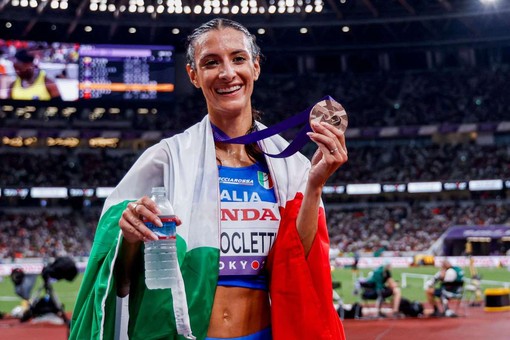 Battocletti vince il bronzo nei 5.000 ai Mondiali di Tokyo Battocletti vince il bronzo nei 5.000 ai Mondiali di Tokyo