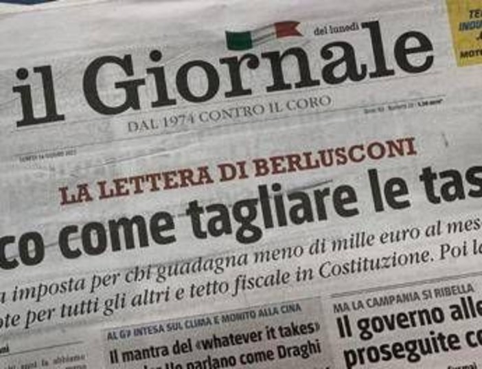 Editoria Italia acquista ulteriore 25% de Il Giornale e rafforza controllo