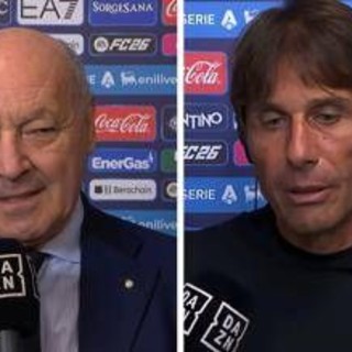 Napoli-Inter 3-1, Marotta contro "il rigorino". Conte: "Cerca alibi" Napoli-Inter 3-1, Marotta contro "il rigorino". Conte: "Cerca alibi"