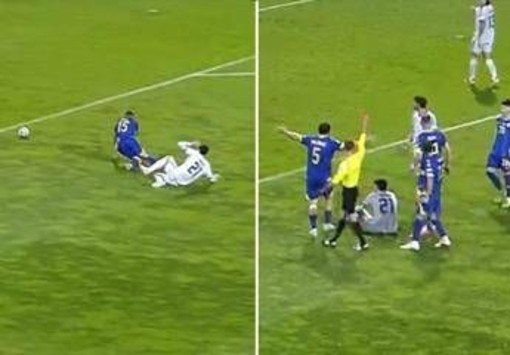 Bosnia-Italia, Bastoni espulso in finale playoff Mondiale: cos'è successo Bosnia-Italia, Bastoni espulso in finale playoff Mondiale: cos'è successo