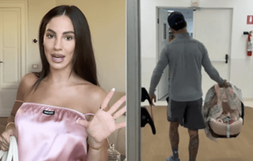 Giulia De Lellis torna a casa dopo il parto, le parole per Tony Effe: "Non mi ha mai lasciata" Giulia De Lellis torna a casa dopo il parto, le parole per Tony Effe: "Non mi ha mai lasciata"