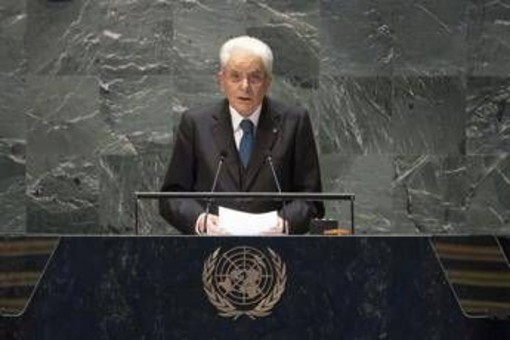 Onu, Mattarella: "Impegno italiano asse portante della politica estera del nostro Paese" Onu, Mattarella: "Impegno italiano asse portante della politica estera del nostro Paese"