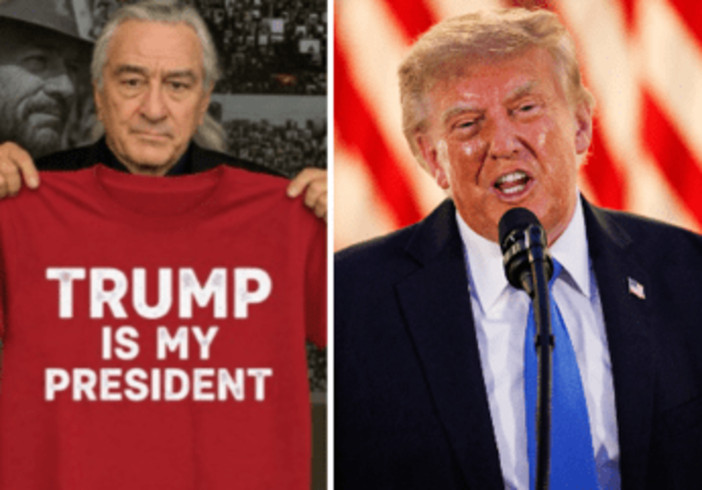Trump 'provoca' De Niro, la foto AI e l'accusa: "Anche questo idiota sta iniziando a capire"