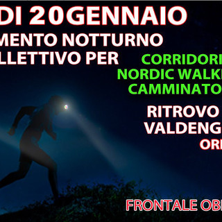Winter Brich, allentamento notturno a Valdengo