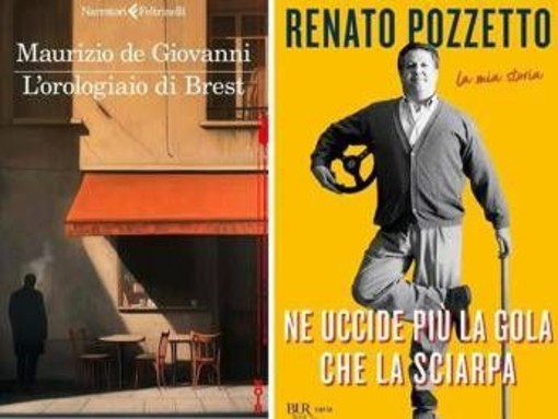 Dall''orologiaio' di Maurizio de Giovanni all'autobiografia di Renato Pozzetto, le novità in libreria Dall''orologiaio' di Maurizio de Giovanni all'autobiografia di Renato Pozzetto, le novità in libreria