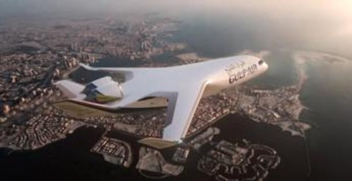 Salotti, design 'a razza' e niente finestrini: nel 2030 arriva aereo del futuro
