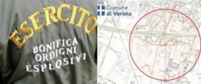 Bomba day a Verona, domenica chiuse A4 e tangenziale per disinnesco ordigno bellico Bomba day a Verona, domenica chiuse A4 e tangenziale per disinnesco ordigno bellico