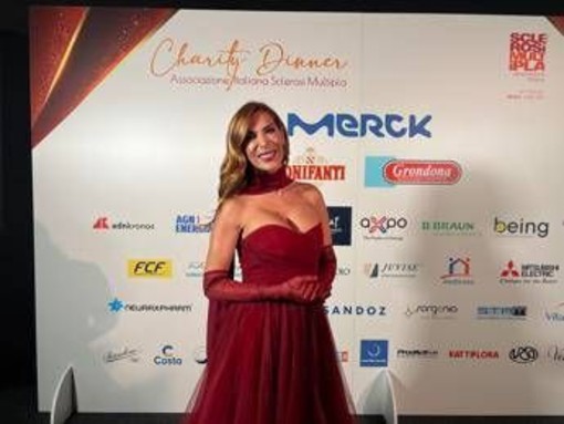 Sclerosi multipla, Maya: &quot;Un regalo essere alla Charity Dinner Aism&quot;