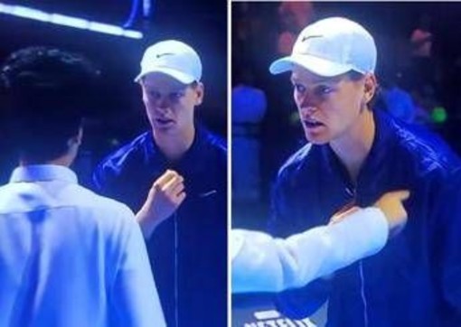 Sinner e l'assedio dello spettatore: "Mi dai la giacca?" Sinner e l'assedio dello spettatore: "Mi dai la giacca?"