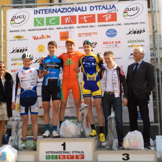 Il podio a Montichiari