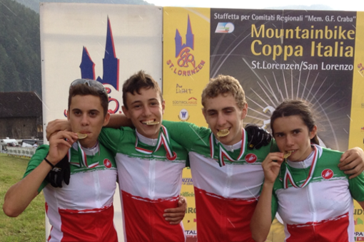 Xillo campione italiano di mountain bike con la squadra piemontese Xillo campione italiano di mountain bike con la squadra piemontese