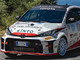 Federico Romagnoli e Monica Rubinelli al via della Gr Yaris Rally Cup